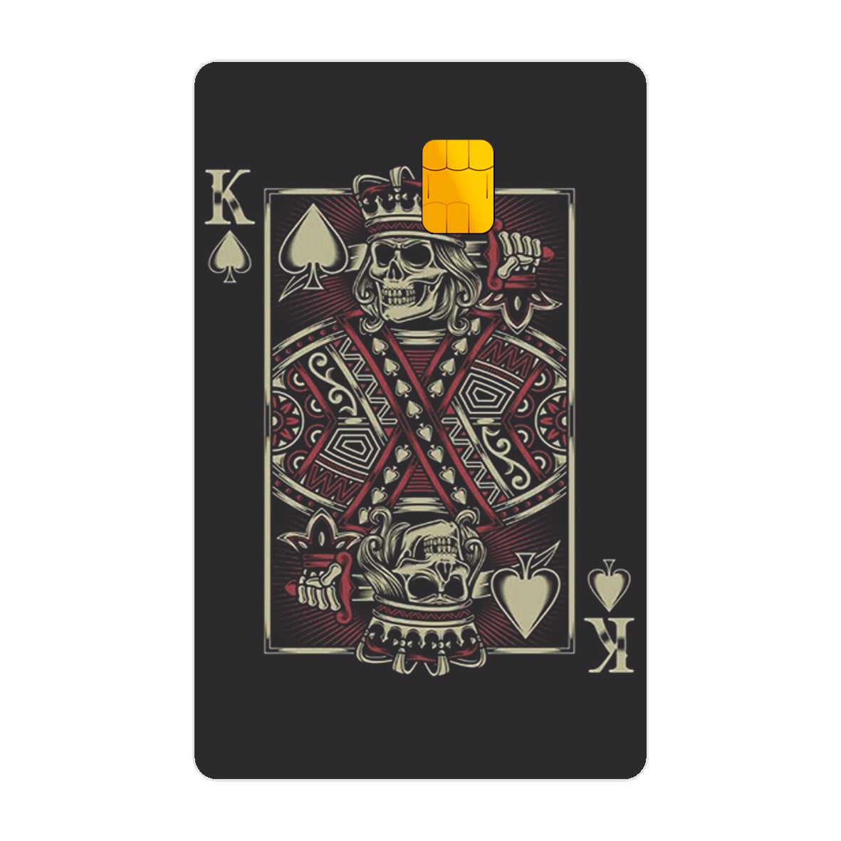 CAPACARD - Película Adesiva Para Cartão - Rei De Espada CAPACARD - Película Adesiva Para Cartão - Rei De Espada